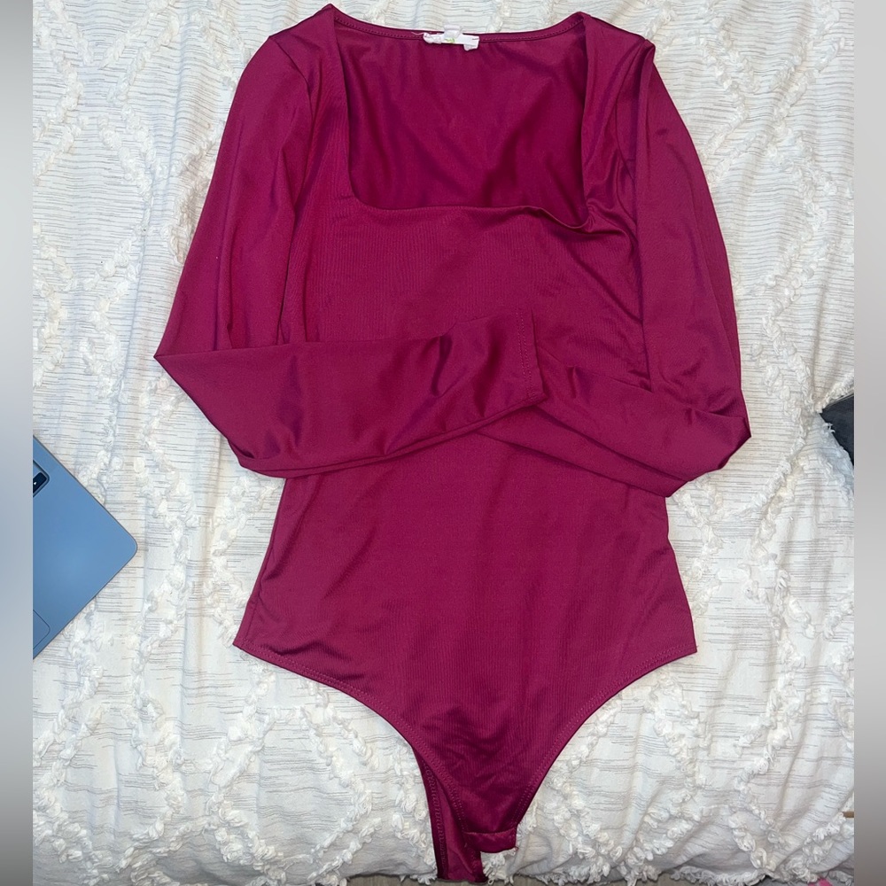Maroon Bodysuit